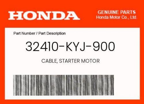 Honda genuine cable, starter motor - 32410-kyj-900