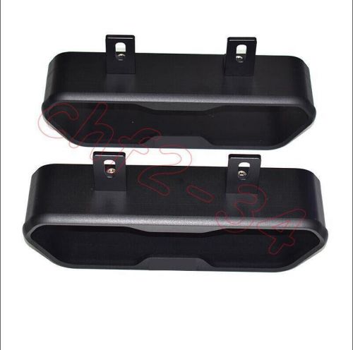 For mercedes w463a w464 g63 black aluminum exhaust muffler decorative cover trim