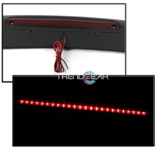 Paintable rear tail trunk deck spoiler wing w/led brake light for 16-17 maxima