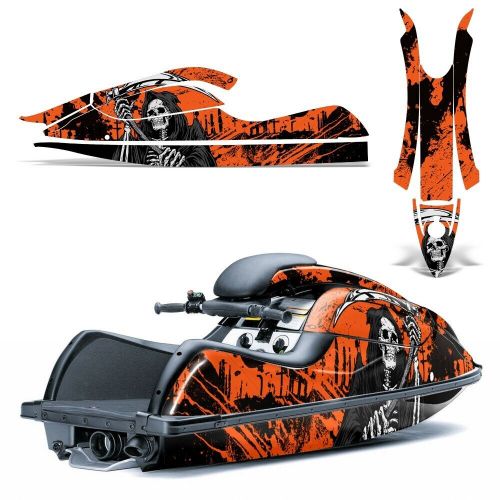 Graphics kit sticker decal wrap for kawasaki sx-r 800 reaper v2 orange