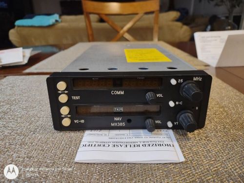 Tkm  28 v mx 385 nav/com,   yellow tagged , fresh 8130-3