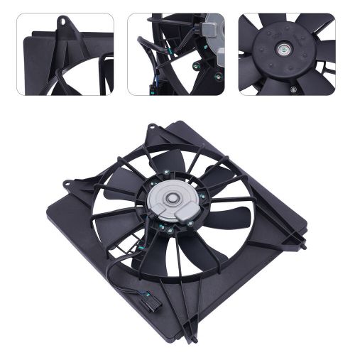 Right radiator cooling fan for 2013-2017 honda accord w/ blade motor &amp; shroud