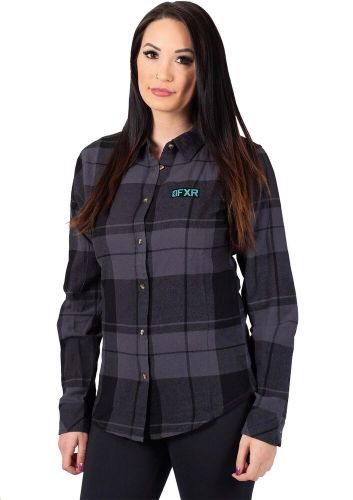 Fxr racing track plaid womens shirts