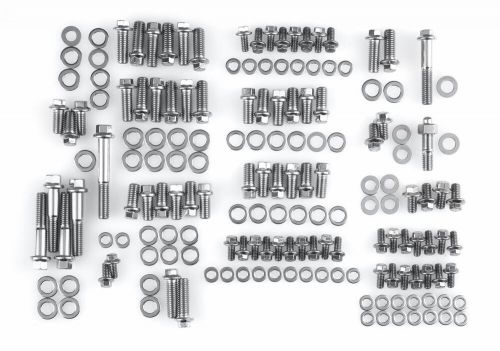 Arp 534-9601 stainless steel engine bolt kit - small block chevy - hex head