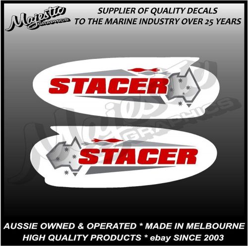 Stacer - mud guard decals - left / right pair - trailer decals