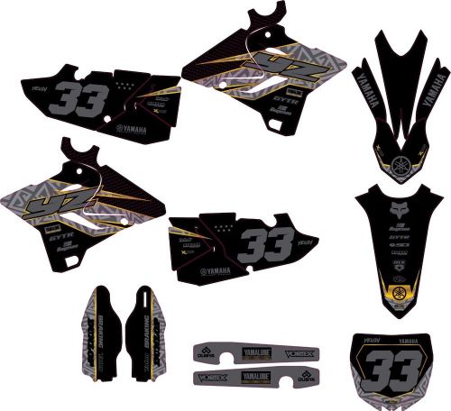 Fits yamaha yz 125 250 mx motocross 2015 2016 2017 2018 2019 2020 graphic kit