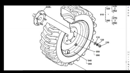 Kubota b3030 hsd parts manual -410pgs for b3030hsd tractor la403 loader service