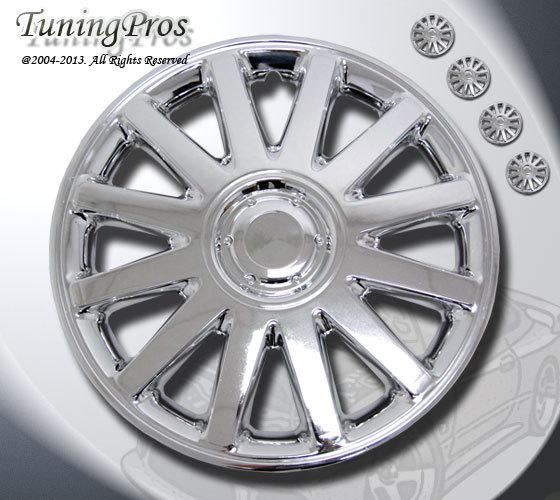 16" inch hubcap chrome wheel rim covers 4pcs, style code 610 16 inches hub caps