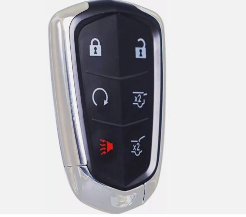 Oem 2015-2020 for cadillac escalade 6 button remote start smart key fob 13544036