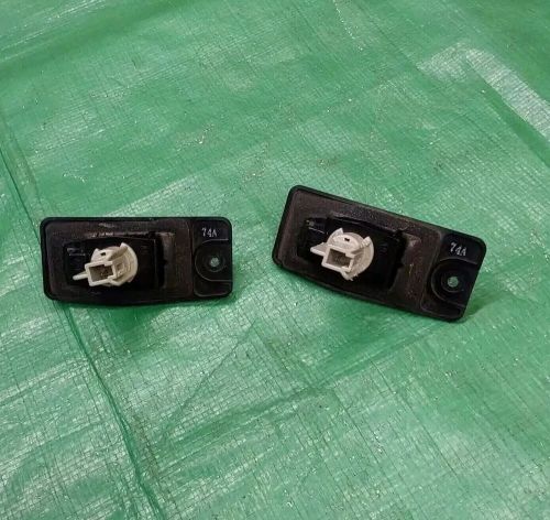 2007-2012 nissan sentra tag light housing pair set oem