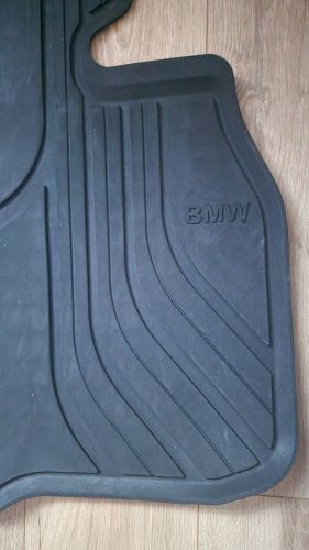 Bmw genuine front floor mats all weather rhd anthracite fits f32