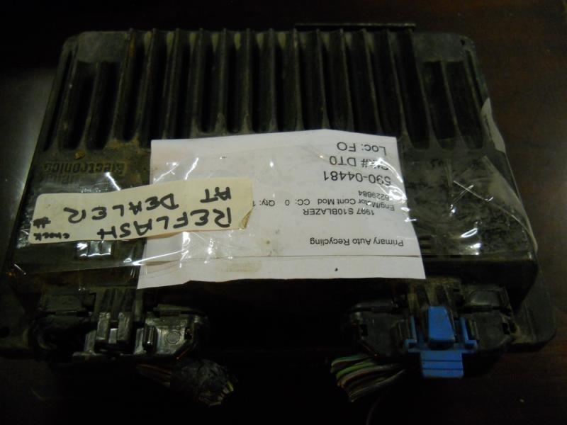 97 chevy 1500 pickup engine ecm elec cont unit ecu gasoline lh fr eng comp