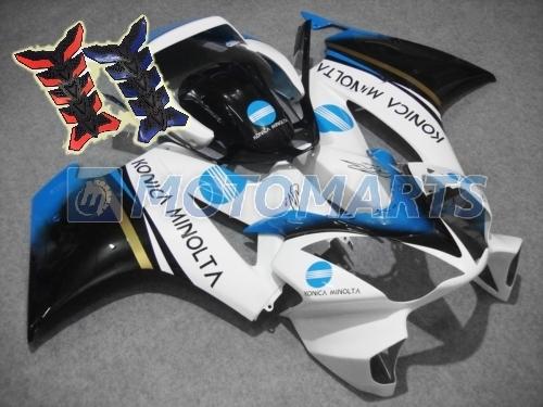 Fairing kit + tank pad for honda vfr 800 interceptor 02 03 04 05 06 07 08 09 af