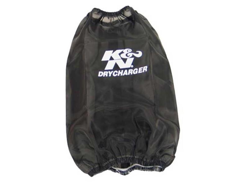 K&n filters rf-1032dk - drycharger filter wrap; black; round tapered; b 6.5 x t