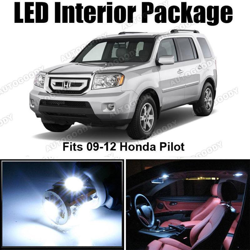 11 x white led lights interior package deal honda pilot