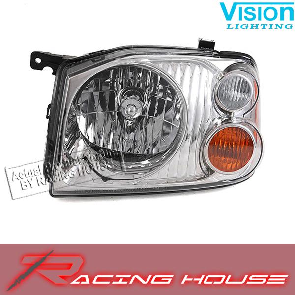 L/h headlight driver side lamp kit unit 2001-2004 nissan frontier se sc