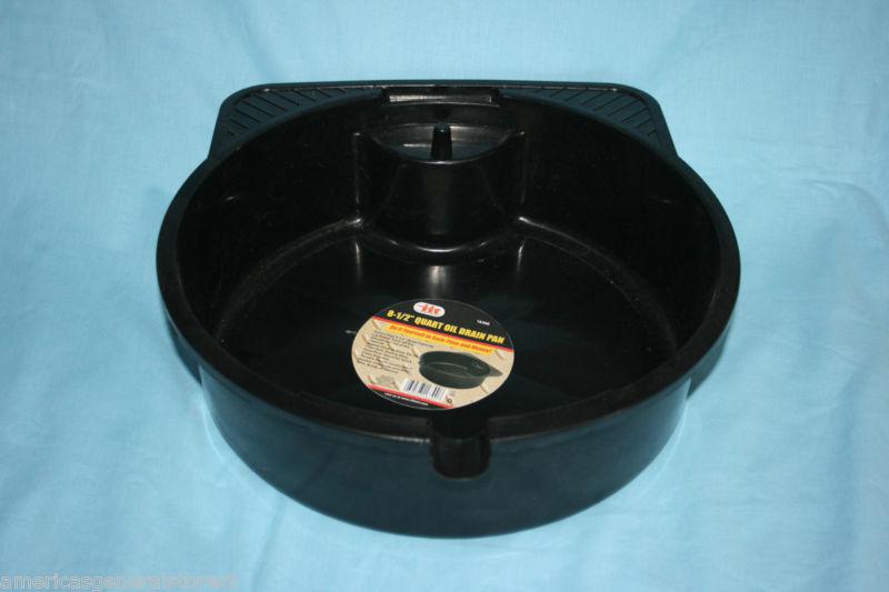 8.5 quart oil drain pan spout plastic change your own oil to save money! black