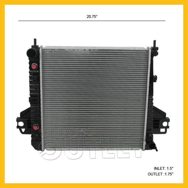 2002-2006 jeep liberty sport new cooling radiator ch3010275 for 3.7 v6 auto w.ac