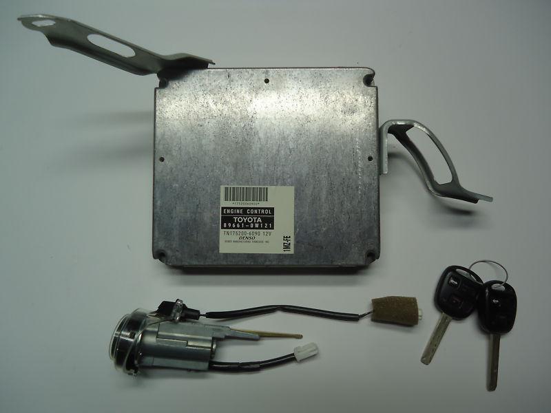 2000 lexus es300 ecu computer immobilizer key cylinder, keys 1mz-fe 89661-0w120