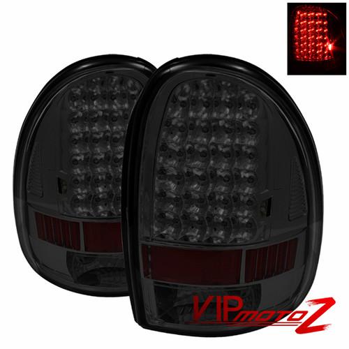 New lh+rh pair smoke led brake signal tail light 96-00 chrysler town and country