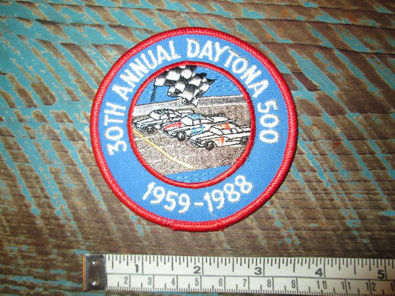 Vintage 1988 daytona 500 racing patch bobby allison winston cup miller buick 12 