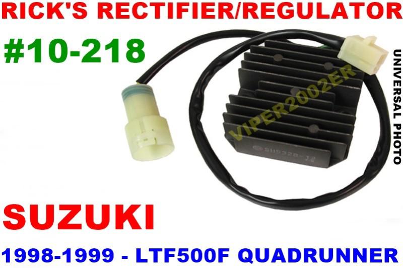 Rick's rectifier regulator suzuki 1998-1999 ltf500f quadrunner 10-218
