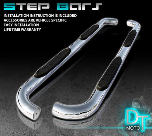 06-10 ford explorer 4dr 4door t-304 stainless steel 3" side step nerf bars board