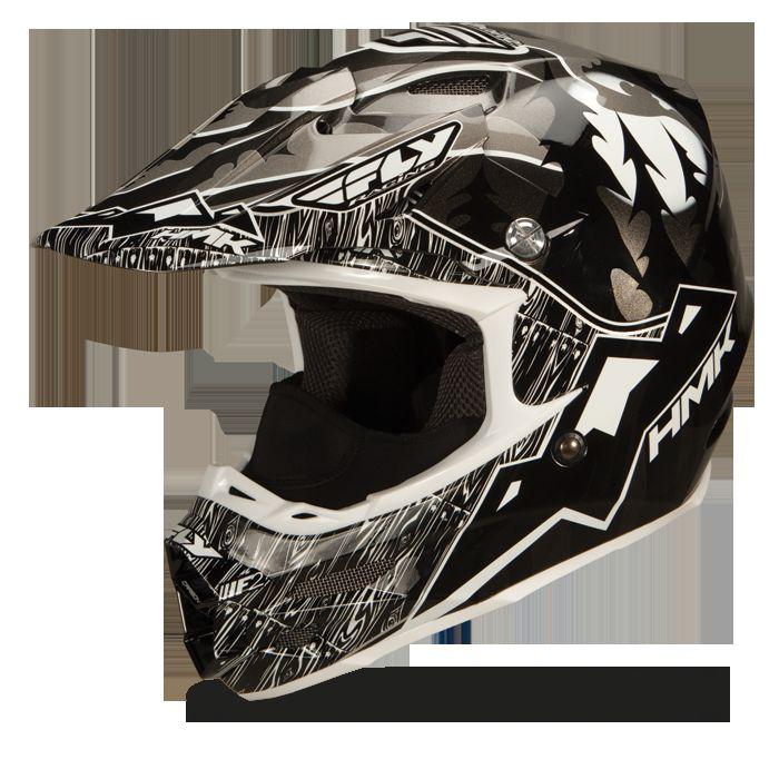 Fly racing mx helmet - hmk limited edition f2 carbon pro - small - blk/charcoal