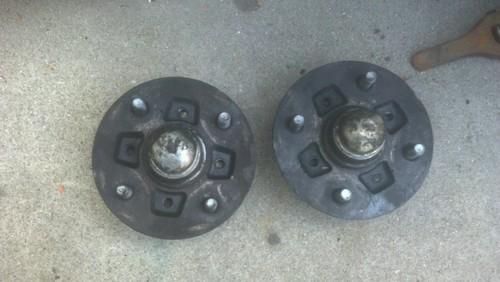 84-87 ae86 front wheel hubs corolla trueno 4age levin sprinter with backing plat