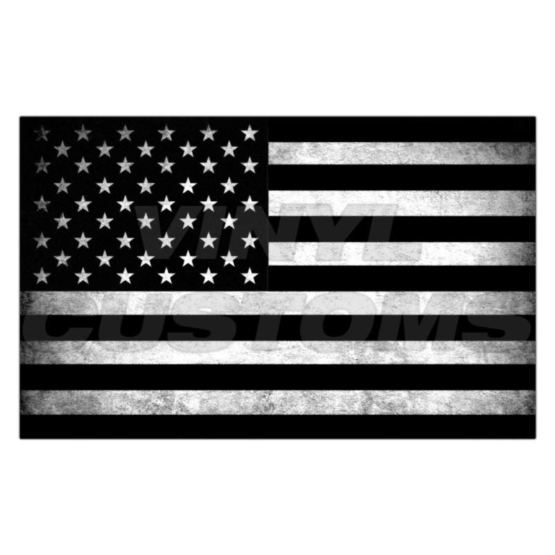 5" american flag decal sticker tactical subdued v3 military a+