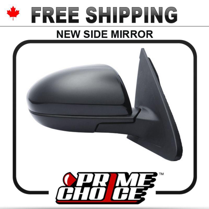 New power non heated passengers side view door mirror