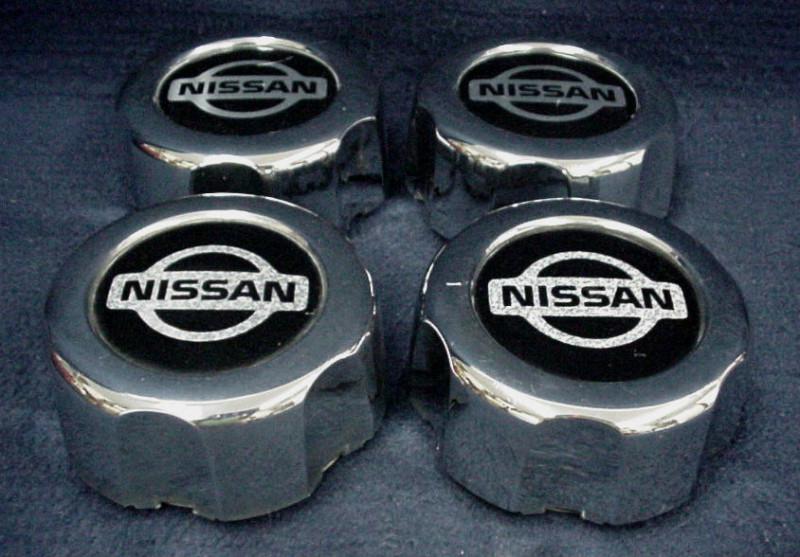 Nissan pathfinder 97-99 chrome center caps - set of 4 - fit the 15" alloy wheel