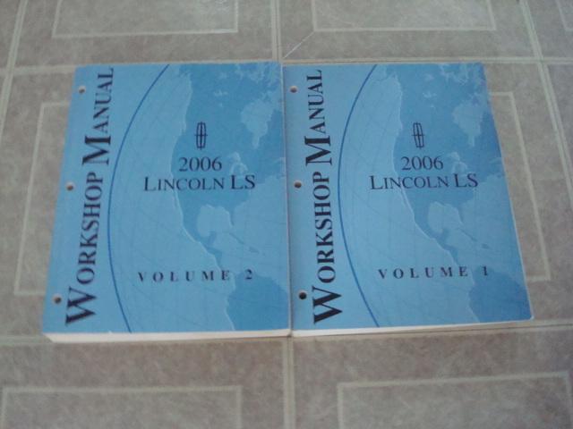 2006 ford/lincoln ls factory dealership service workshop shop repair manual book