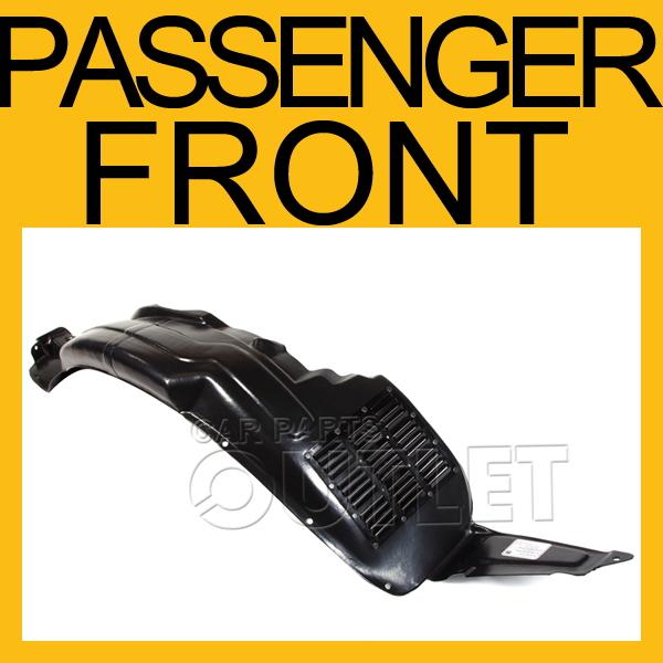 Passenger front fender liner splash shield sedan wagon rh for 06-10 kia rio new