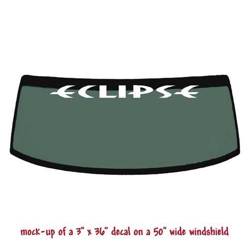 Eclipse -  windshield banner decal sticker v4