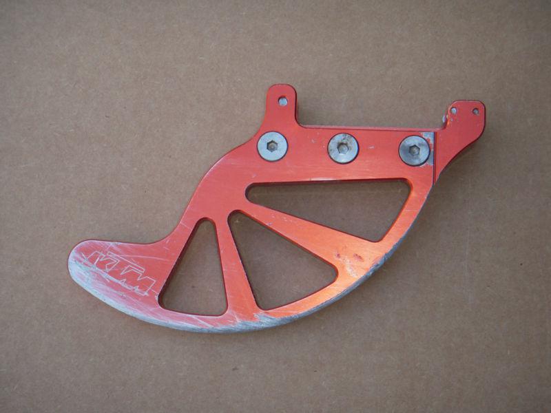 Ktm powerparts rear disc guard 04-11 125 250 400 450 525 530 exc sx mxc sxs