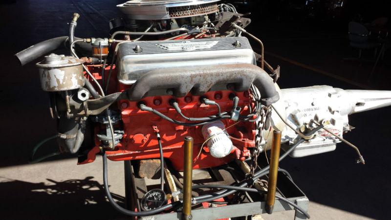 '57 thunderbird 312 engine and transmission... complete assembly