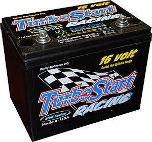 Turbo start s16v 16 volt race battery