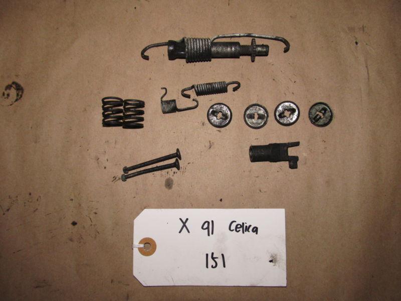 91 90-93 celica st x#151 drum brake hardware - rear