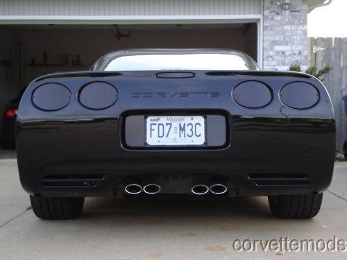 Corvette c5 97-04 rear blackout kit - 7 piece set