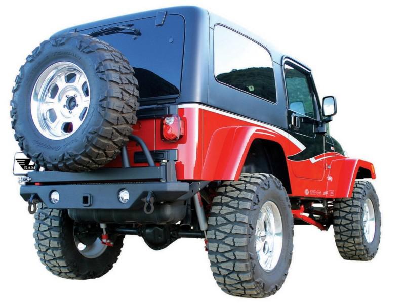 Rampage 88606 rear recovery bumper 07-12 wrangler