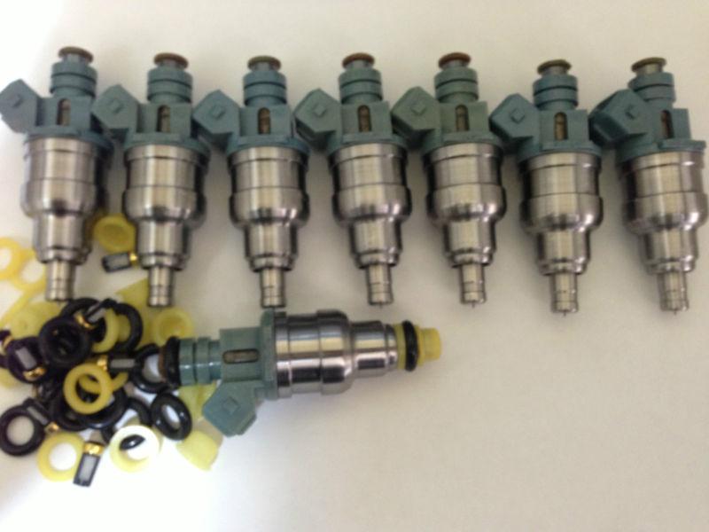 5.0 mustang ford racing 24 lb blue top fuel injectors set ford 24lb#5