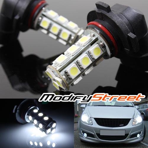 2x 18 smd 5050 led h10 9040 9055 9140 smd bulb fog lights drl white driving lamp