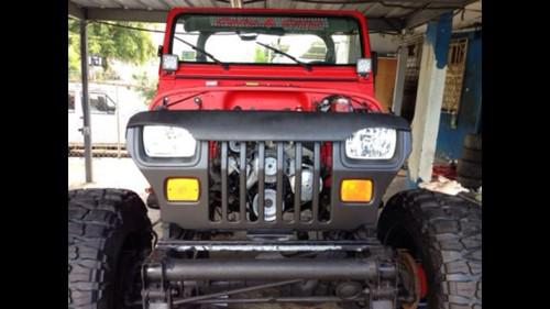 Jeep wrangler wild style grill tj96-06, yj 84-95, custom