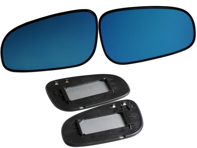 Volvo s80 1999 - 2003 aspherical blind spot mirror glass pair heated anti glare