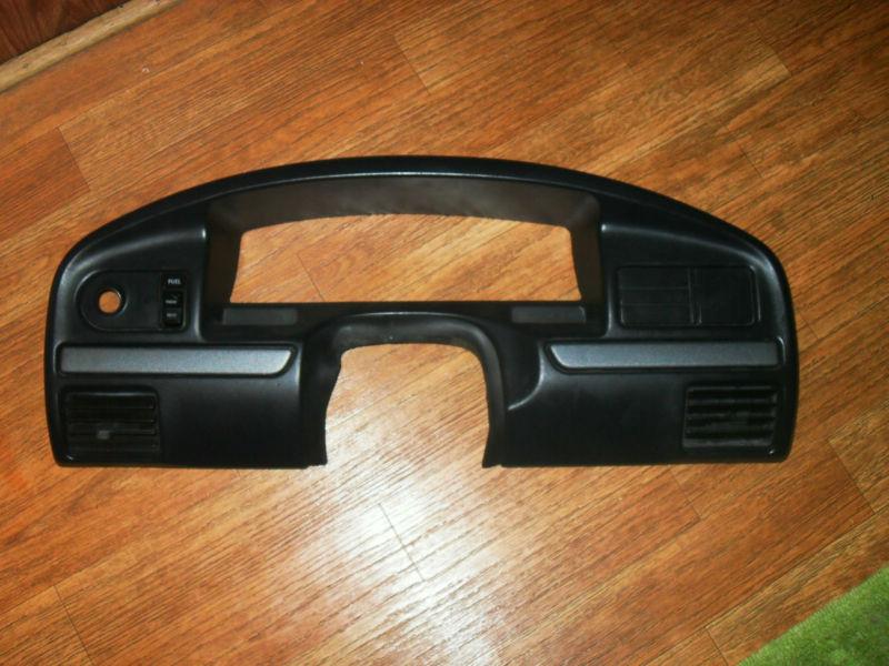 1992 -1997 ford f150 f250 f350 bronco dash bezel  oem with fuel selector switch