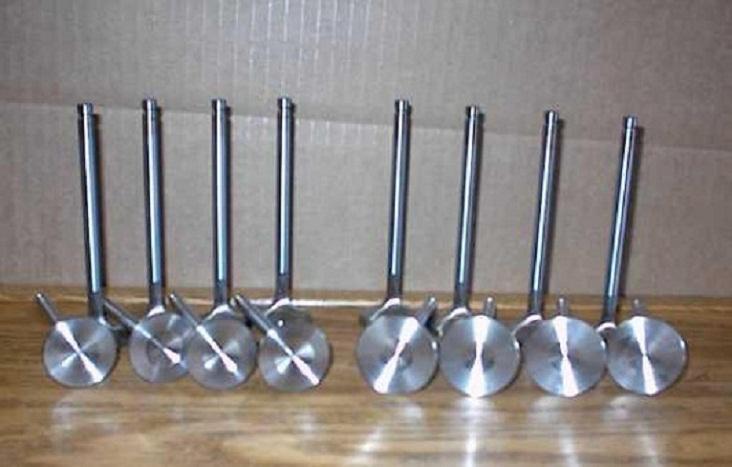  eagle talon 4g63  performance stainless valves,  set of 16 drop in fit