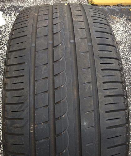 Used pirelli p zero rosso 255 40 19