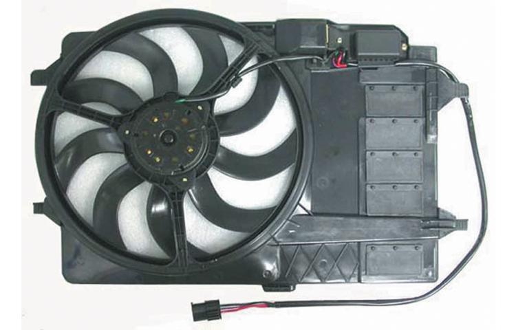 Depo replacement ac condenser radiator cooling fan 03-07 mini cooper 17117541092