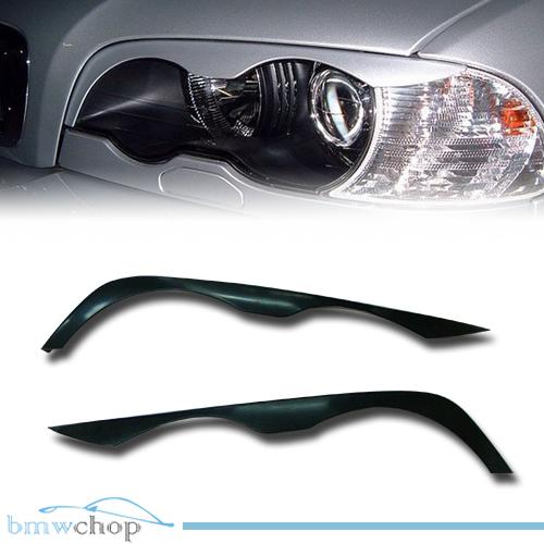 Bmw e46 2dr coupe headlight eyelids eyebrows cover 98-02 ●